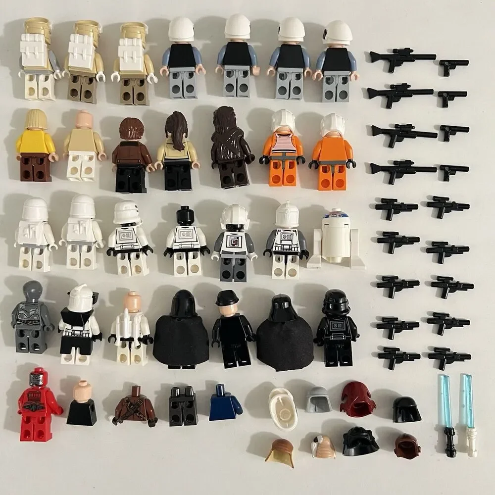 100% Authentic Lego Star Wars Minifigures (25+) & Accessories Lot